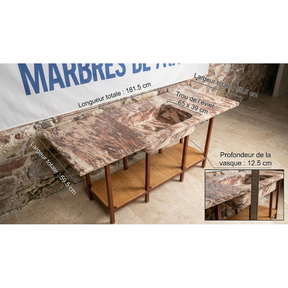 Évier de cuisine monobloc « Héritage »