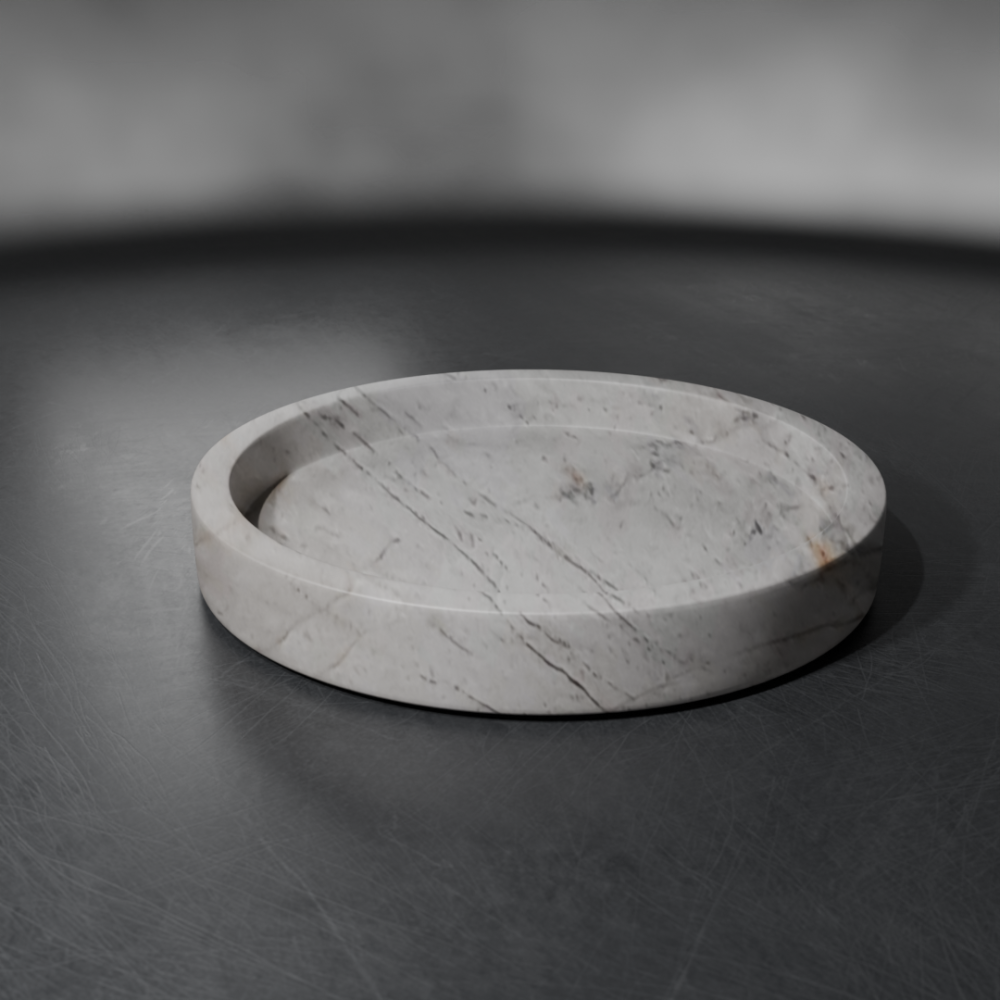 Vide-poche en marbre Noisette Fleury – Élégance naturelle et design raffiné