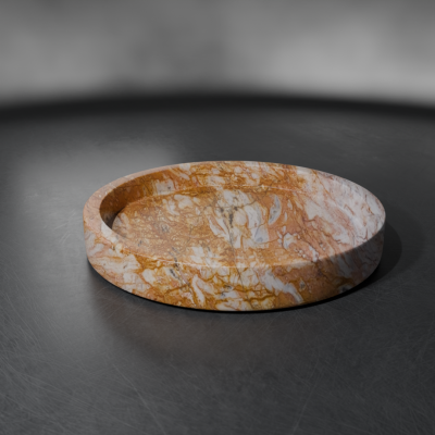 Vide-poche en marbre Noisette Fleury – Élégance naturelle et design raffiné